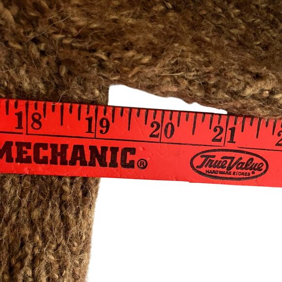 Cambridge Dry Goods Alpaca Blend Hoody PXL Zip Cropped Knit Sweater Wool Petite - Picture 9 of 12